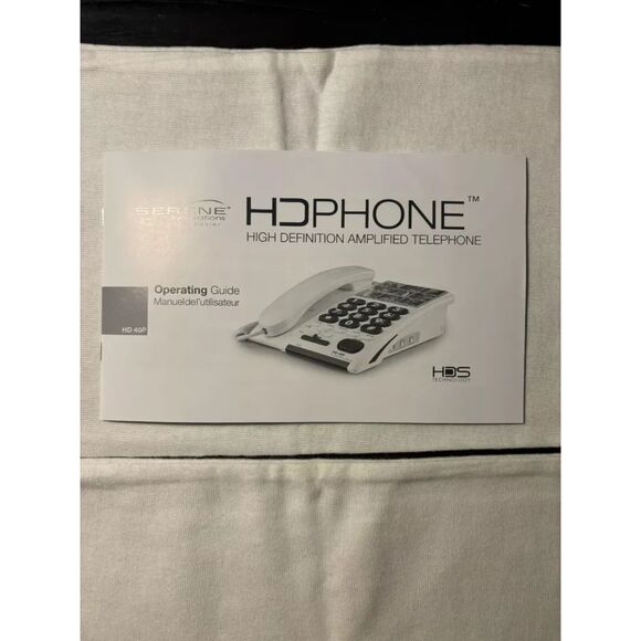 SERENE INNOVATIONS HD-40P AMPLIFIED CORDED SENIOR TELEPHONE - Picture 4 of 4